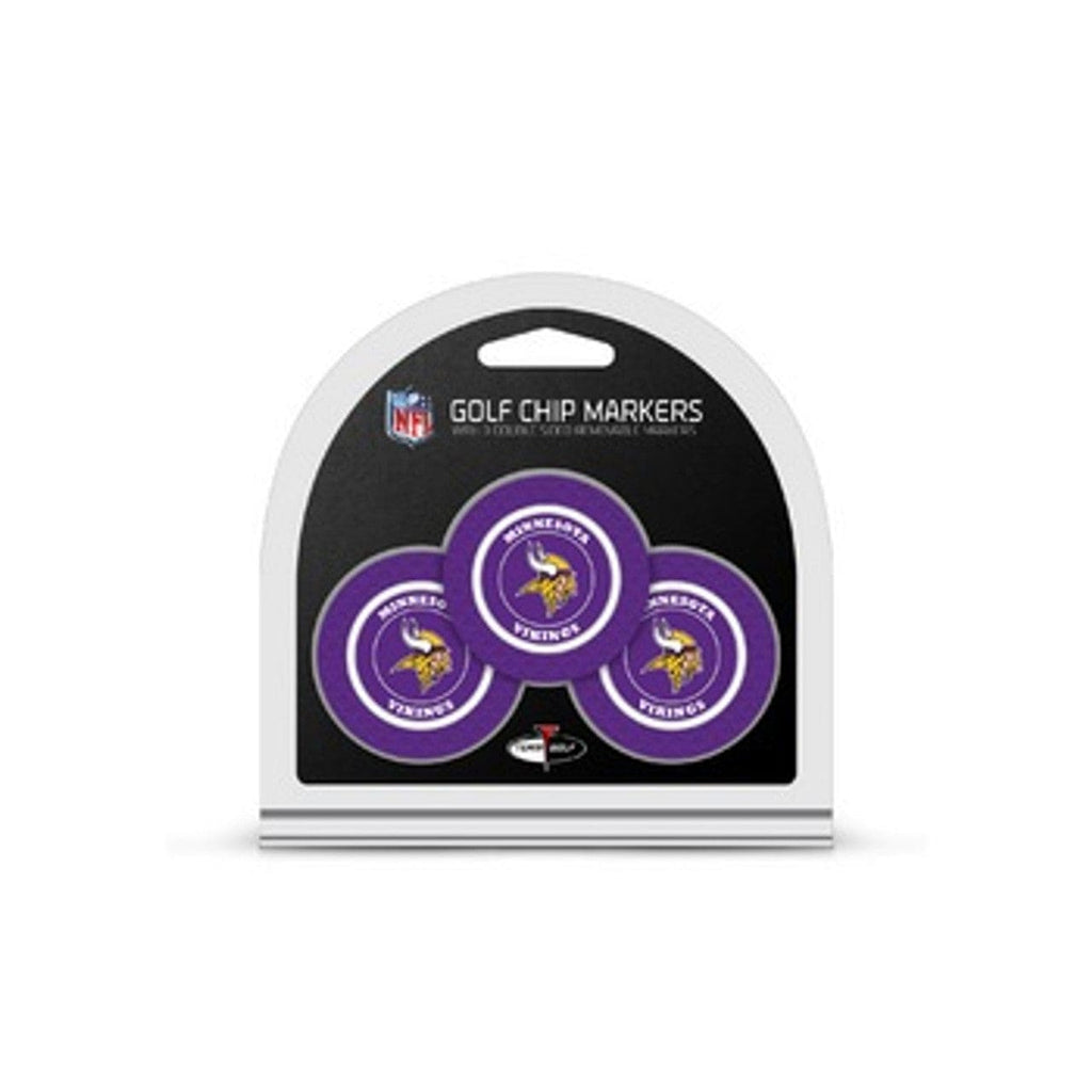 Golf Chip with Marker 3 Pack Minnesota Vikings Golf Chip with Marker 3 Pack 637556316882