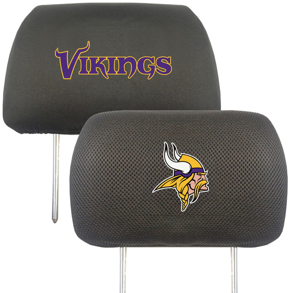 Auto Headrest Covers Minnesota Vikings Headrest Covers FanMats 842989025052