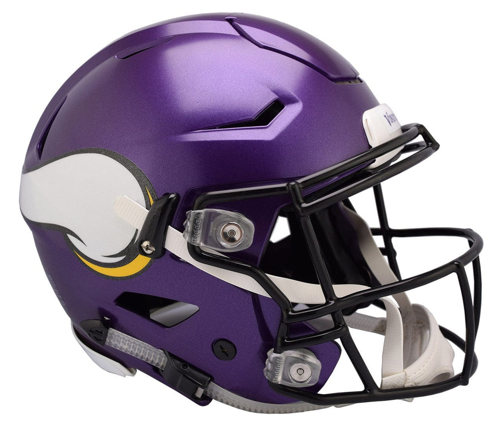 Helmets Full Size Authentic Minnesota Vikings Helmet Riddell Authentic Full Size SpeedFlex Style 095855310237