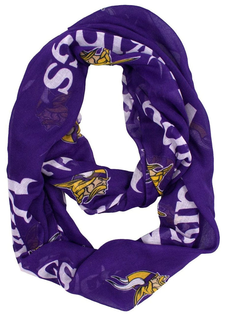 Scarf Infinity Style Minnesota Vikings Infinity Scarf 686699616823