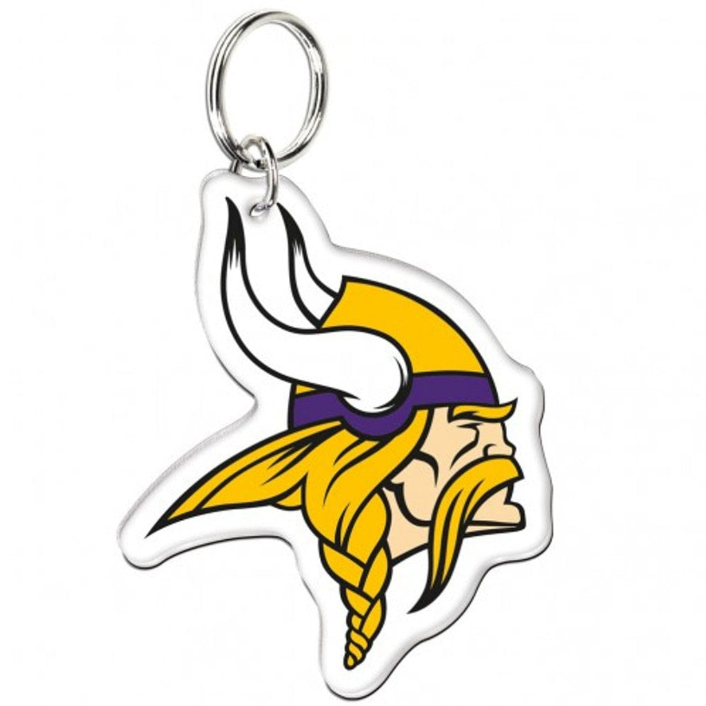 Keychain Misc. Minnesota Vikings Key Ring Acrylic Carded Premium - Special Order 032085211361