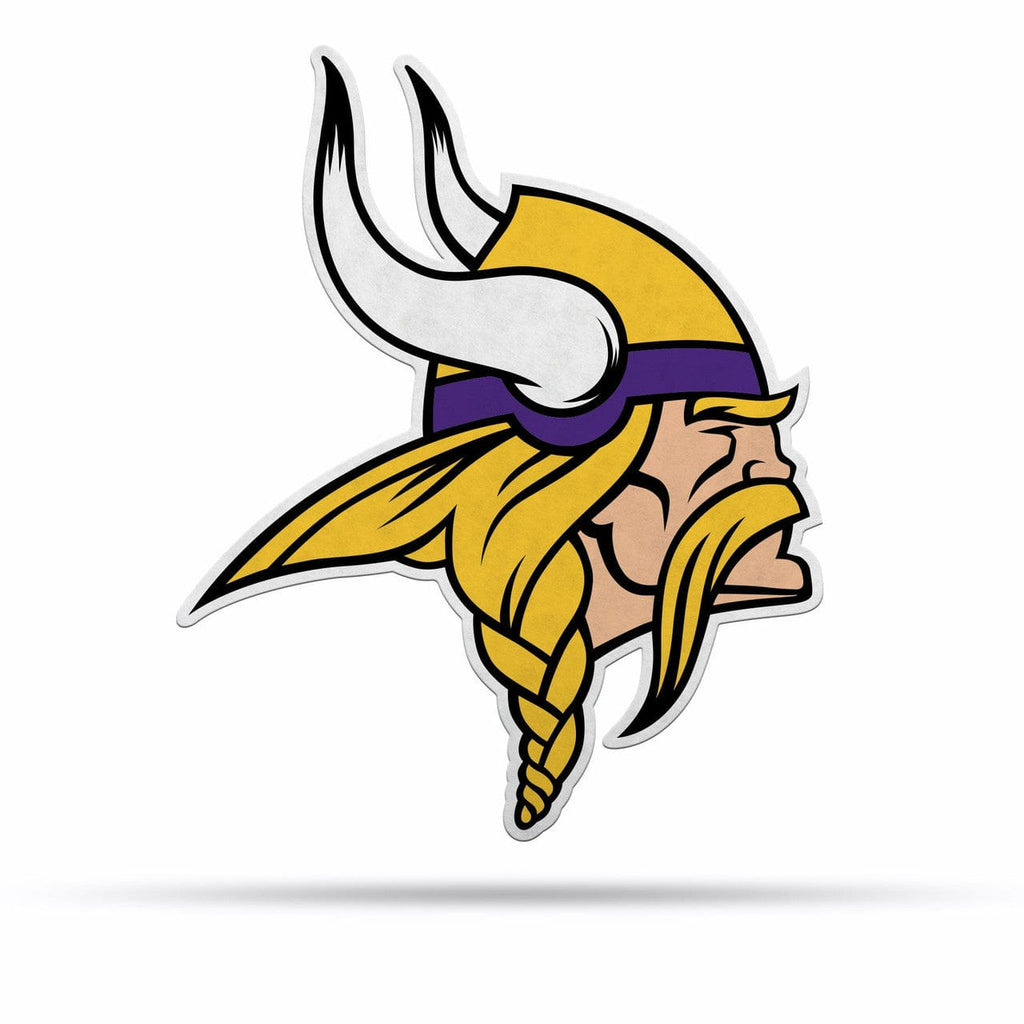 Shape Cut Pennant Minnesota Vikings Pennant Shape Cut Logo Design 767345791405