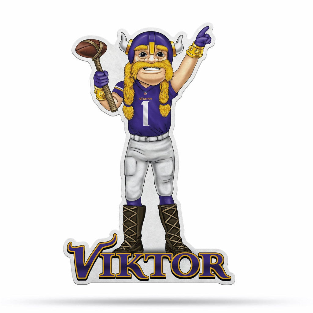 Shape Cut Pennant Minnesota Vikings Pennant Shape Cut Mascot Design 767345843692