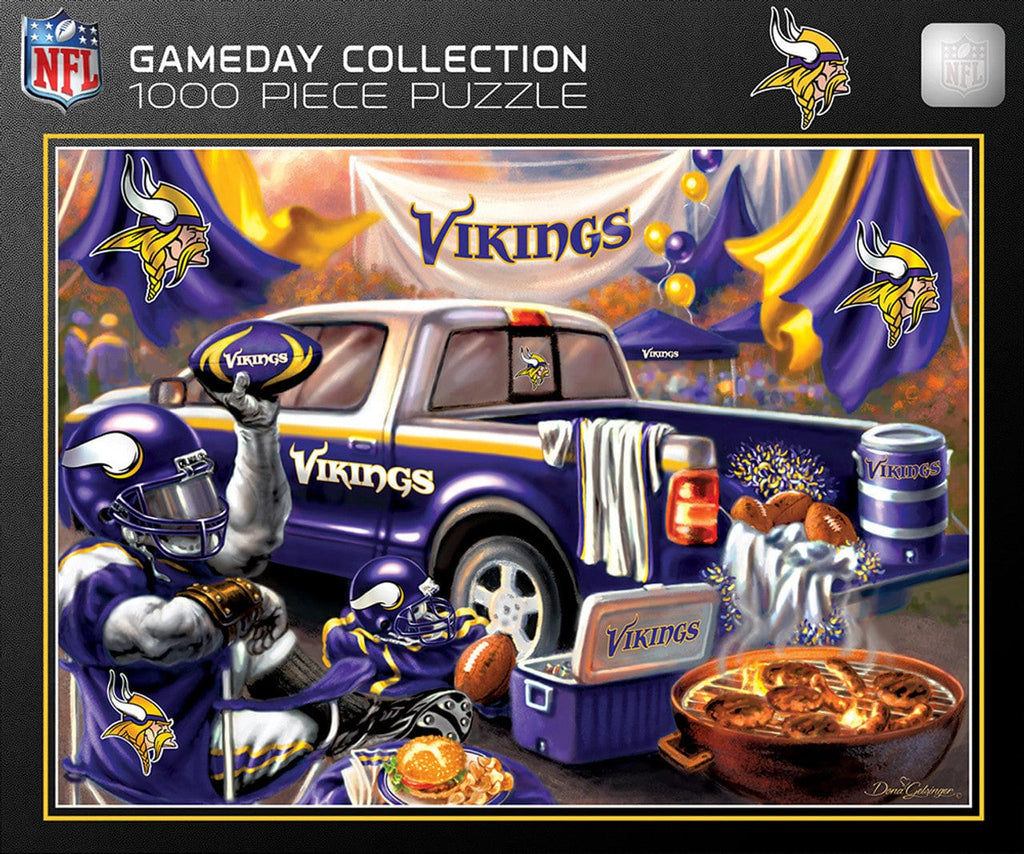 Puzzle 1000 Piece Minnesota Vikings Puzzle 1000 Piece Gameday Design 705988010118