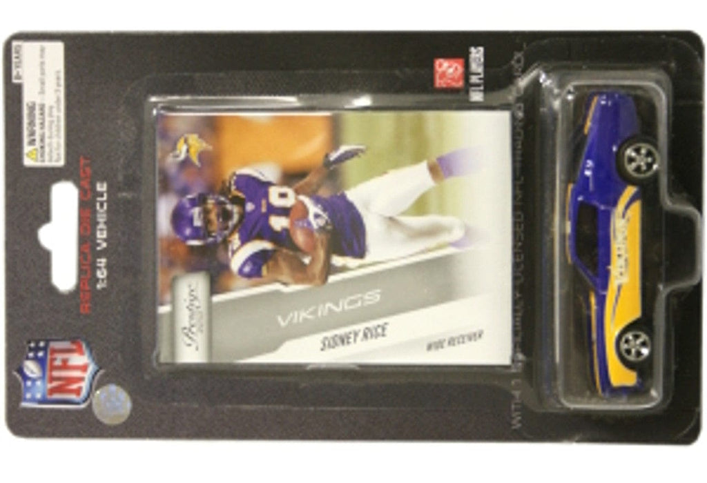 Minnesota Vikings Minnesota Vikings Sidney Rice 1:64 Mustang with Trading Card CO 6902863007_10S