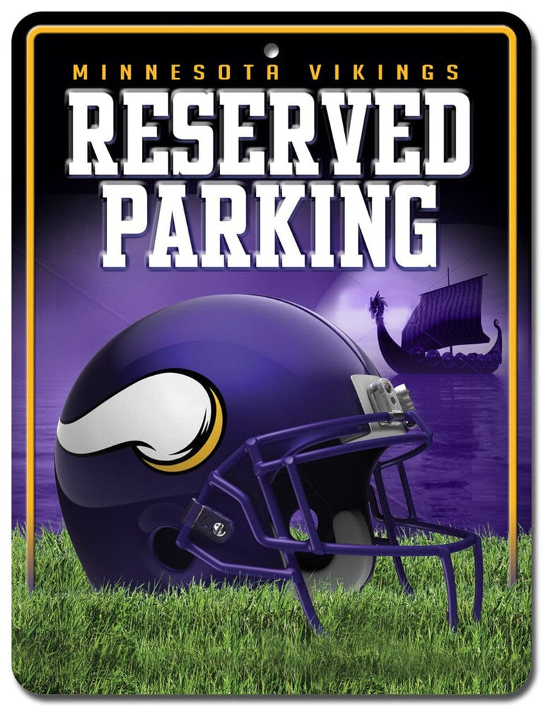 Sign Metal Parking Minnesota Vikings Sign Metal Parking 094746548537