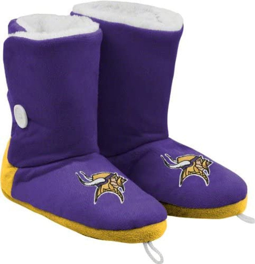 Minnesota Vikings Minnesota Vikings Slippers - Womens Boot (12 pc case) CO 884966229572