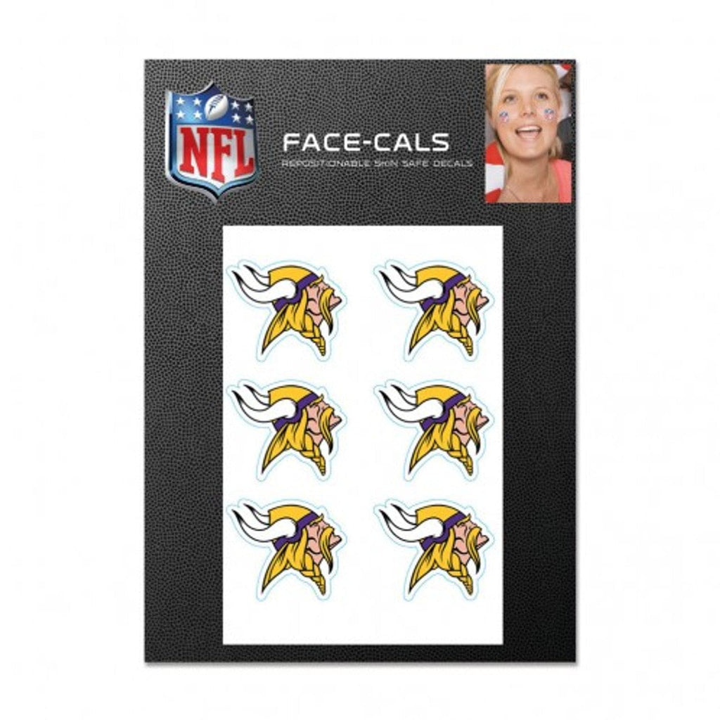 Face Cals Minnesota Vikings Tattoo Face Cals 614934762530