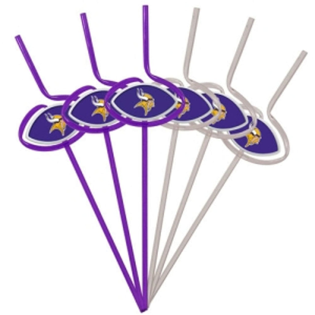 Minnesota Vikings Minnesota Vikings Team Sipper Straws CO 815580015968