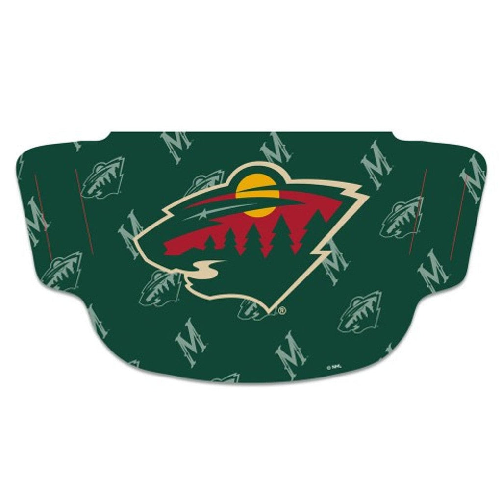 Face Mask Fan Gear Minnesota Wild Face Mask Fan Gear 194166155947