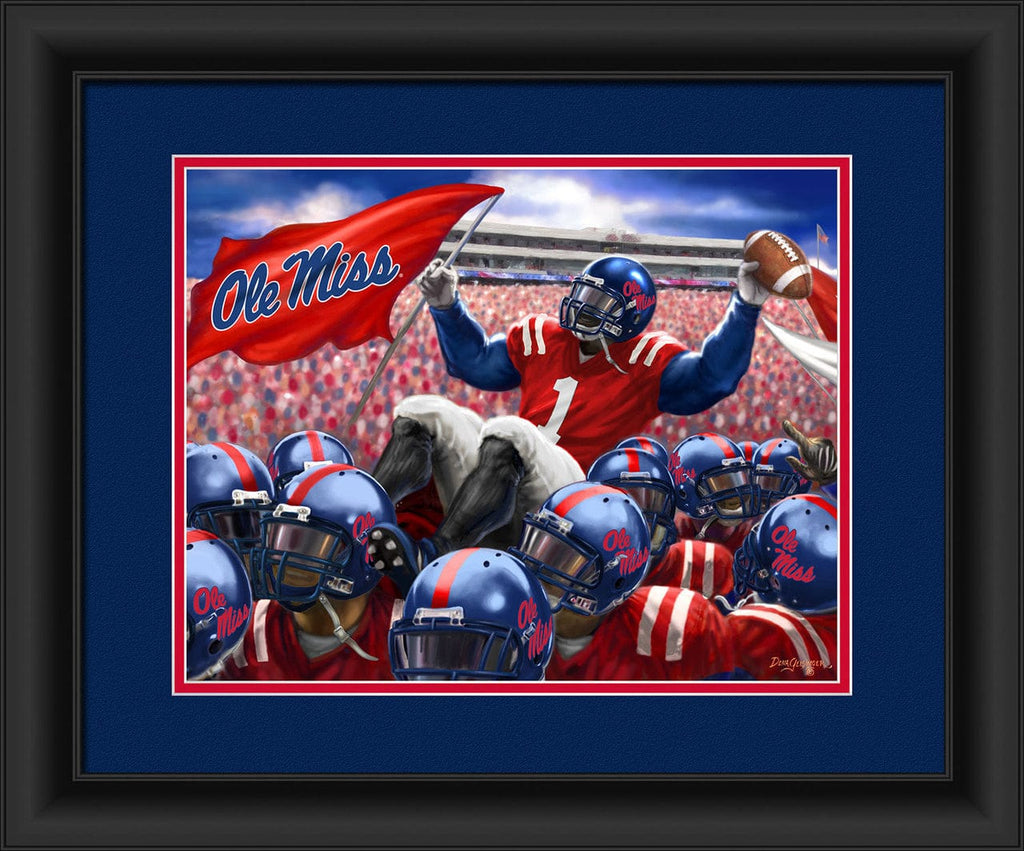 Sign 15x18 Celebration Mississippi Rebels Celebration Print 15"x18" 848655047038