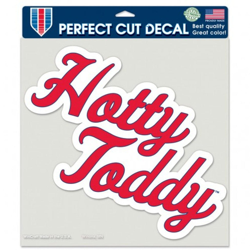 Decal 8x8 Perfect Cut Color Mississippi Rebels Decal 8x8 Perfect Cut Color Hotty Toddy Design - Special Order 032085343314