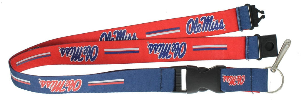 Lanyard Reversible Mississippi Rebels Lanyard - Reversible - Special Order 763264282734