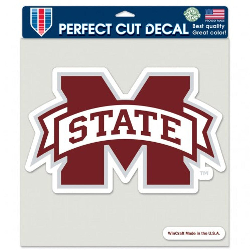 Decal 8x8 Perfect Cut Color Mississippi State Bulldogs Decal 8x8 Die Cut Color 032085957498