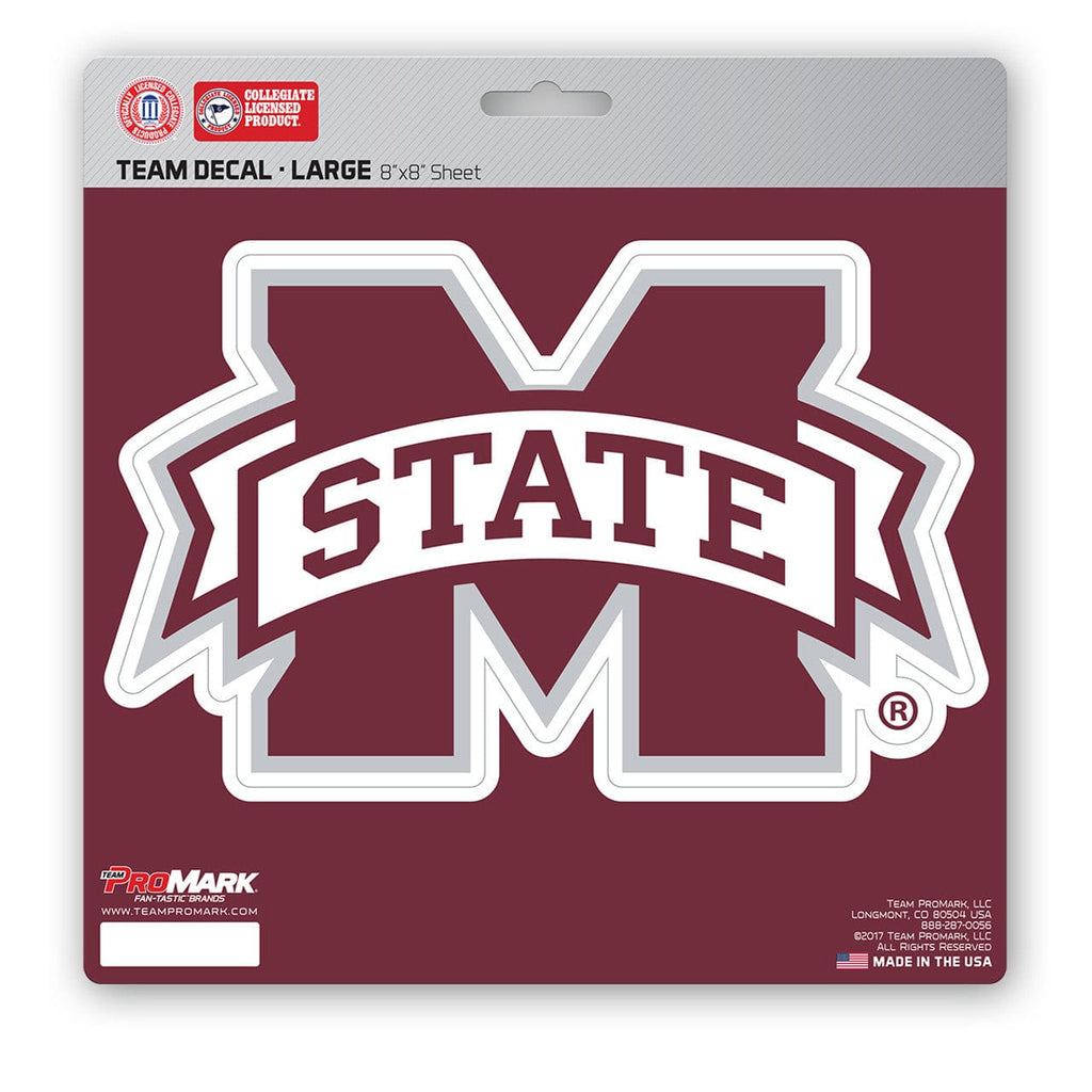 Decal 8x8 Die Cut Mississippi State Bulldogs Decal 8x8 Die Cut - Special Order 681620296396