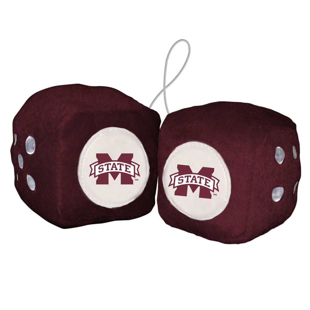 Mississippi State Bulldogs Mississippi State Bulldogs Fuzzy Dice CO 023245580427