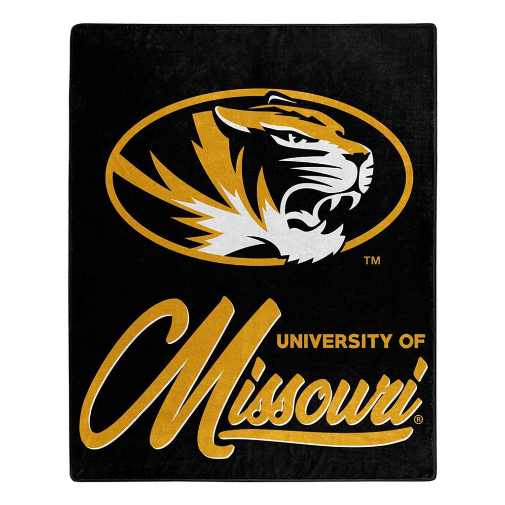 Blankets 50x60 Raschel Missouri Tigers Blanket 50x60 Raschel Signature Design 190604268576