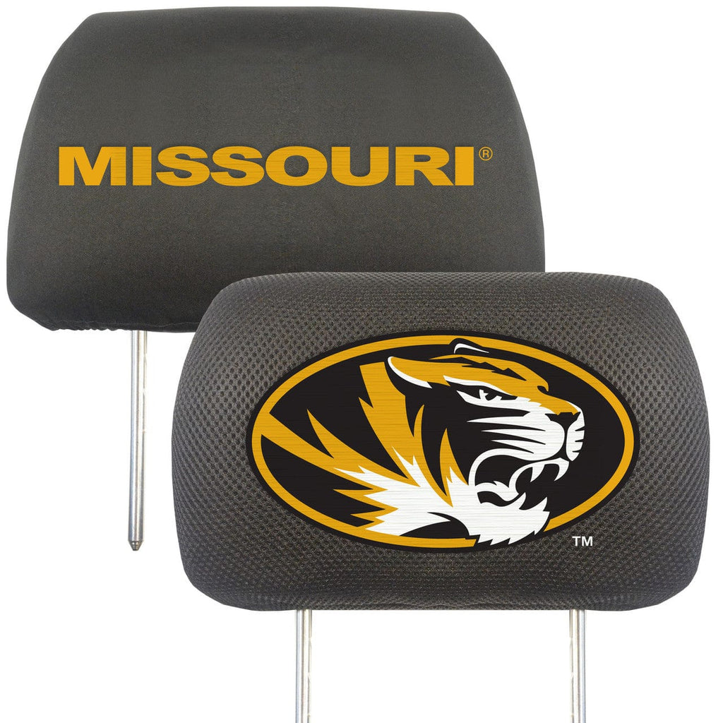 Auto Headrest Covers Missouri Tigers Headrest Covers FanMats Special Order 842989025861