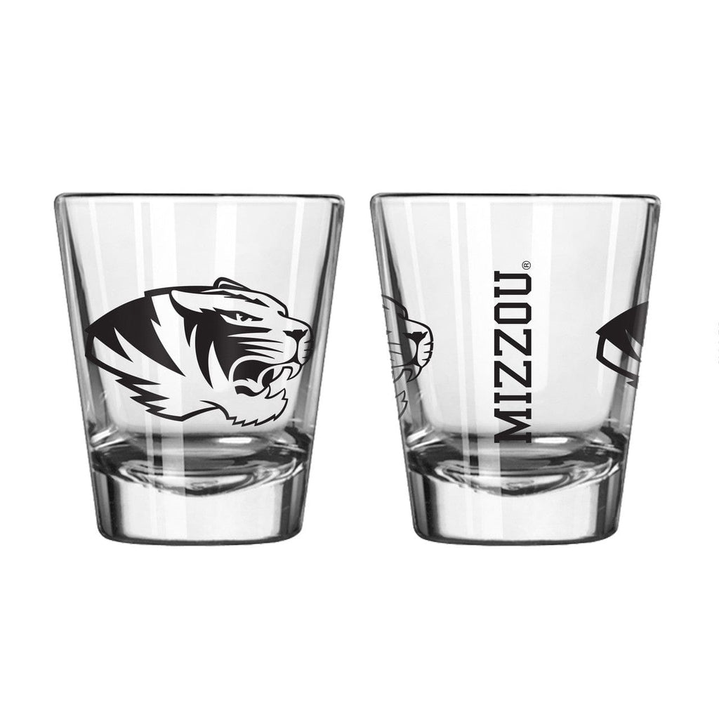 Drink Glass Shot 2 2 Pack Missouri Tigers Shot Glass - 2 Pack Clear 846757038404