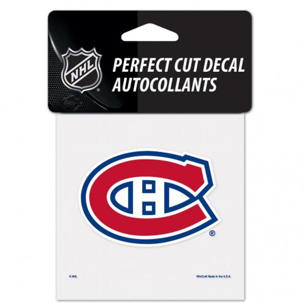 Decal 4x4 Perfect Cut Color Montreal Canadiens Decal 4x4 Perfect Cut Color 032085218711