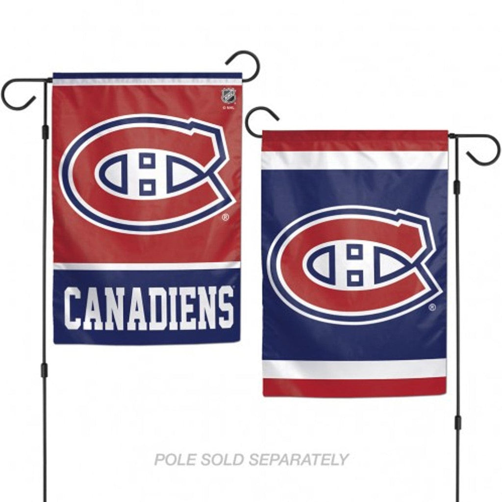 Flags 12x18 Montreal Canadiens Flag 12x18 Garden Style 2 Sided - Special Order 032085295255