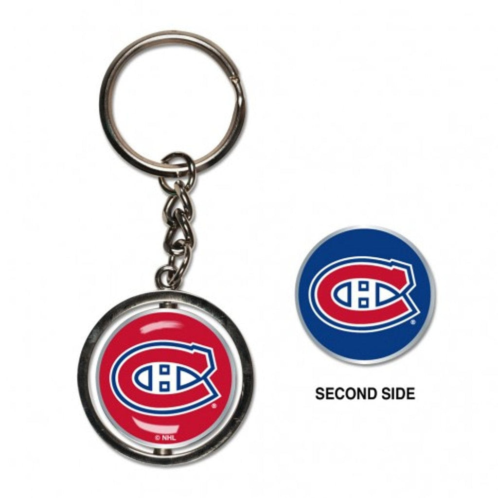 Key Rings Montreal Canadiens Key Ring Spinner Style - Special Order 032085552136