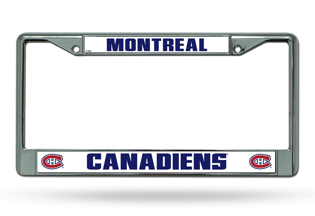 License Frame Chrome Montreal Canadiens License Plate Frame Chrome 094746012373