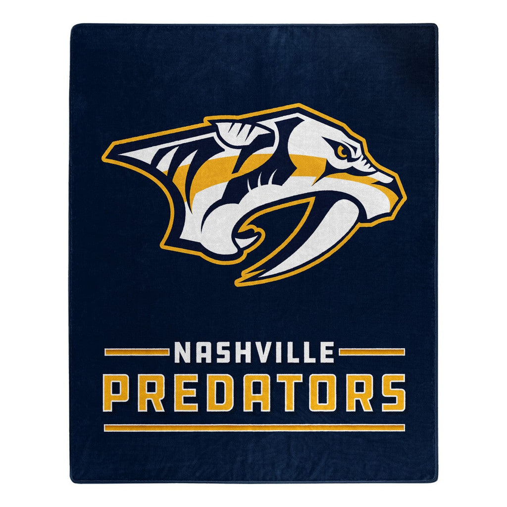 Blankets 50x60 Raschel Nashville Predators Blanket 50x60 Raschel Interference Design 190604132471