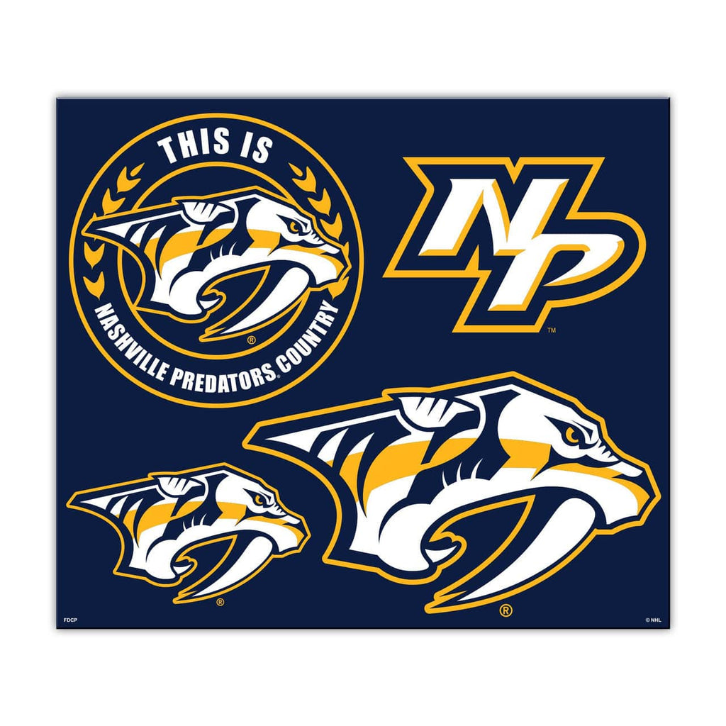 Pending Image Upload Nashville Predators Magnet Kit 4 Piece 023245886321