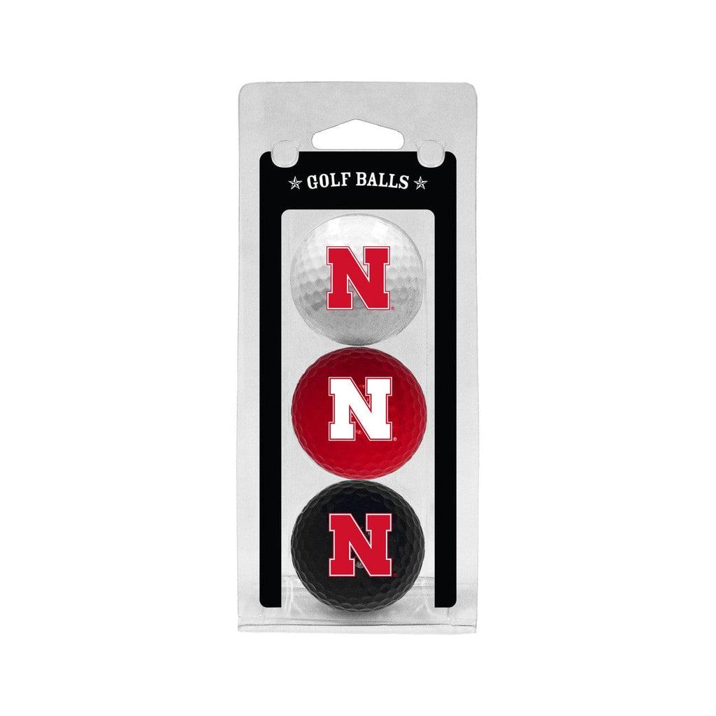 Golf Balls 3 Pack Nebraska Cornhuskers 3 Pack of Golf Balls 637556224057