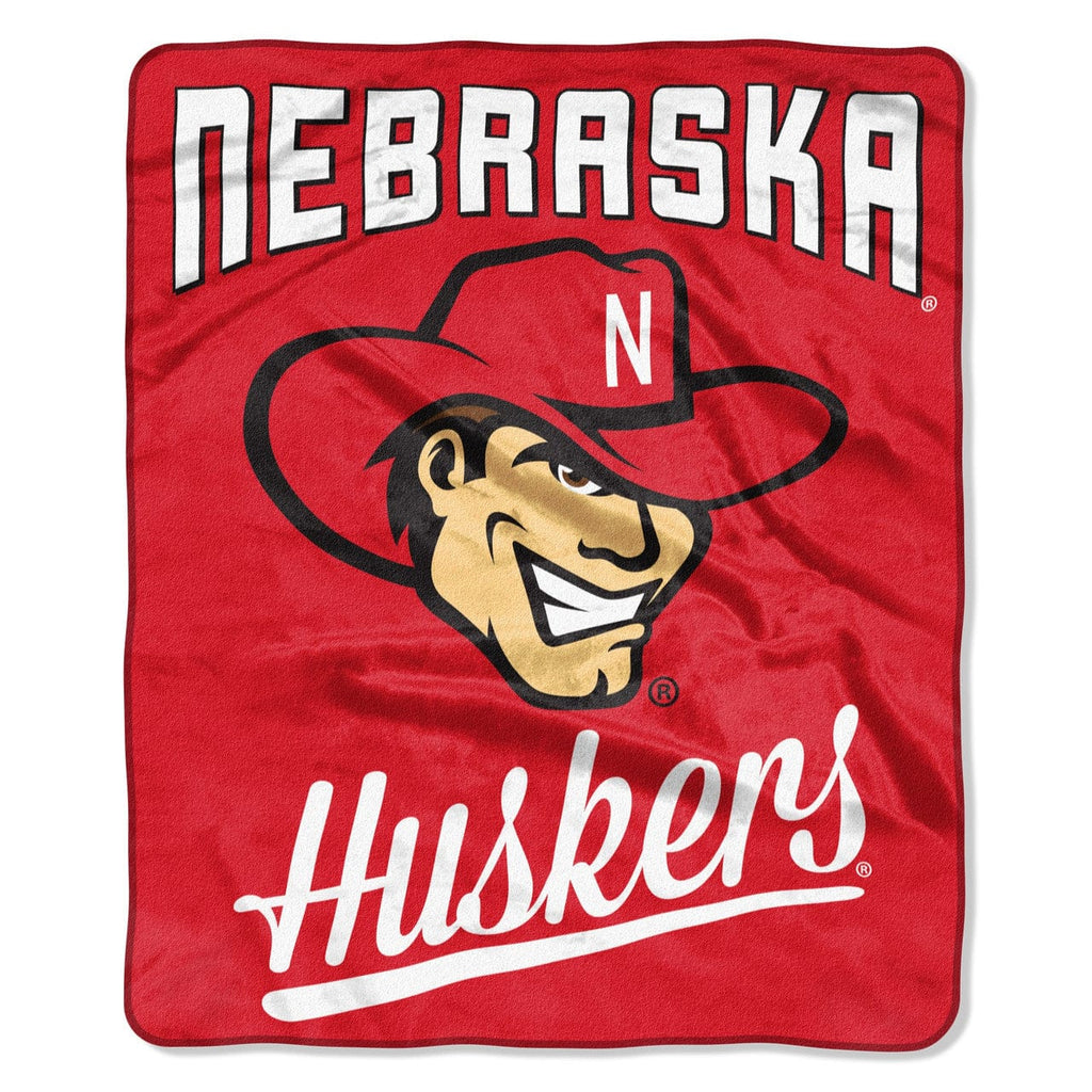 Blankets 50x60 Raschel Nebraska Cornhuskers Blanket 50x60 Raschel Alumni Design 190604046723