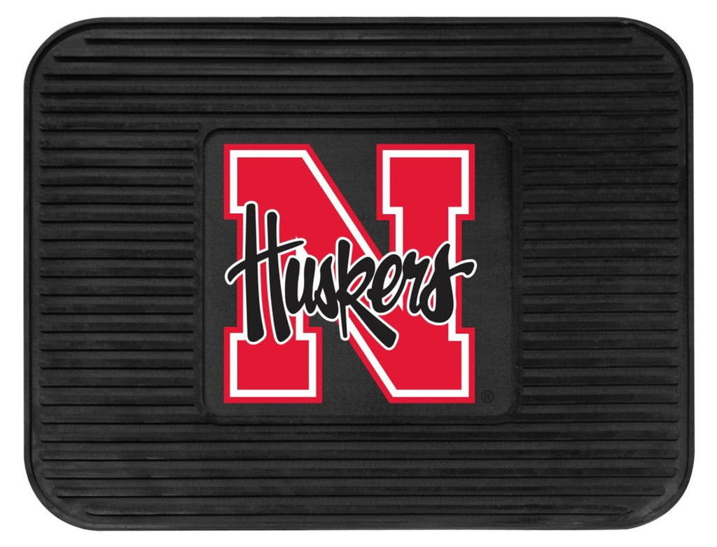 Car Mat Heavy Duty Rear Seat Nebraska Cornhuskers  Car Mat Heavy Duty Vinyl Rear Seat 842989000738