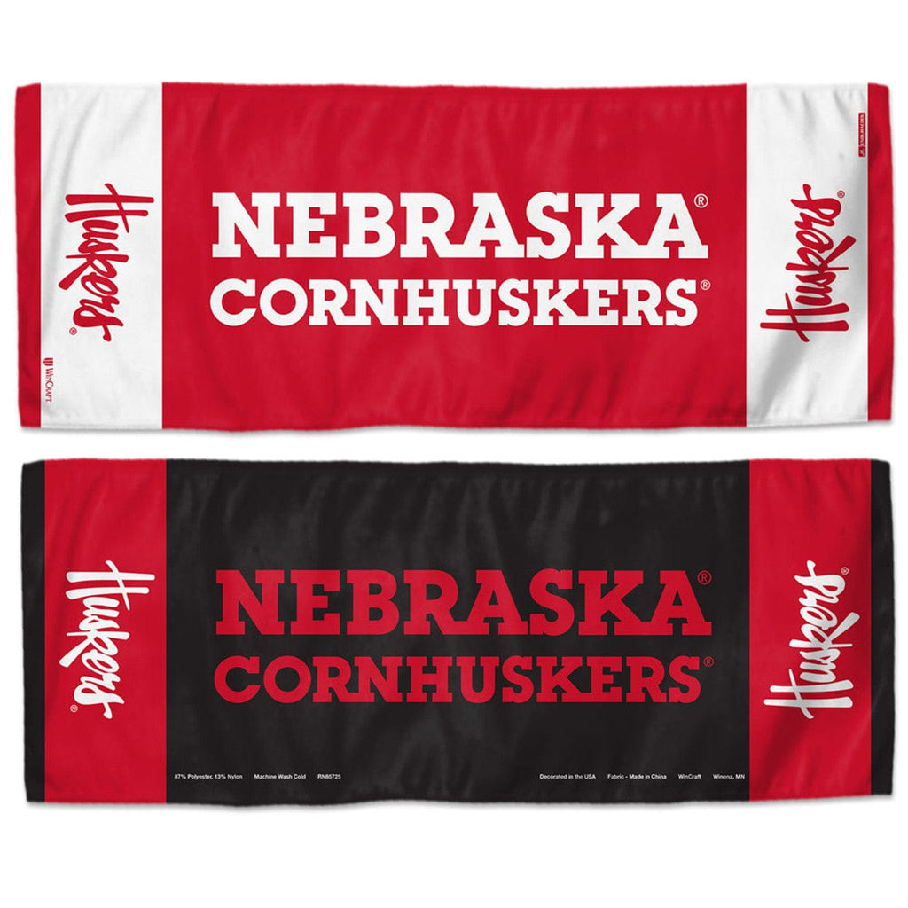 Towel Cooling Nebraska Cornhuskers Cooling Towel 12x30 - Special Order 099606230942