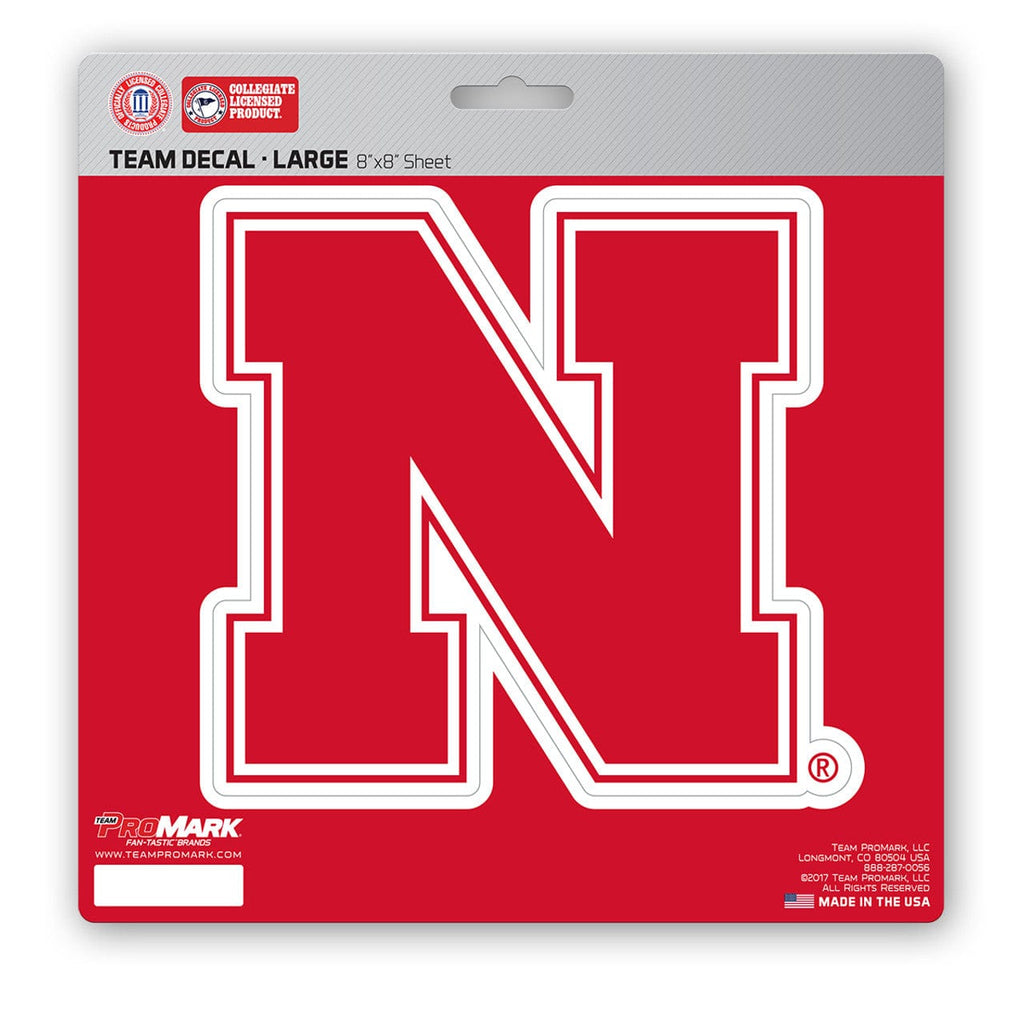 Decal 8x8 Die Cut Nebraska Cornhuskers Decal 8x8 Die Cut 681620296426