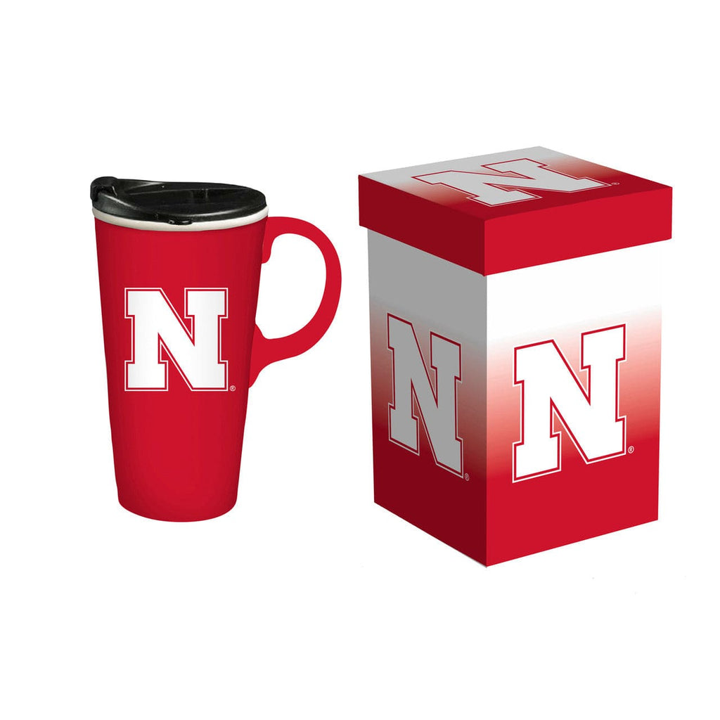 Boxed Travel Latte Nebraska Cornhuskers Drink 17oz Travel Latte Boxed 801946818069