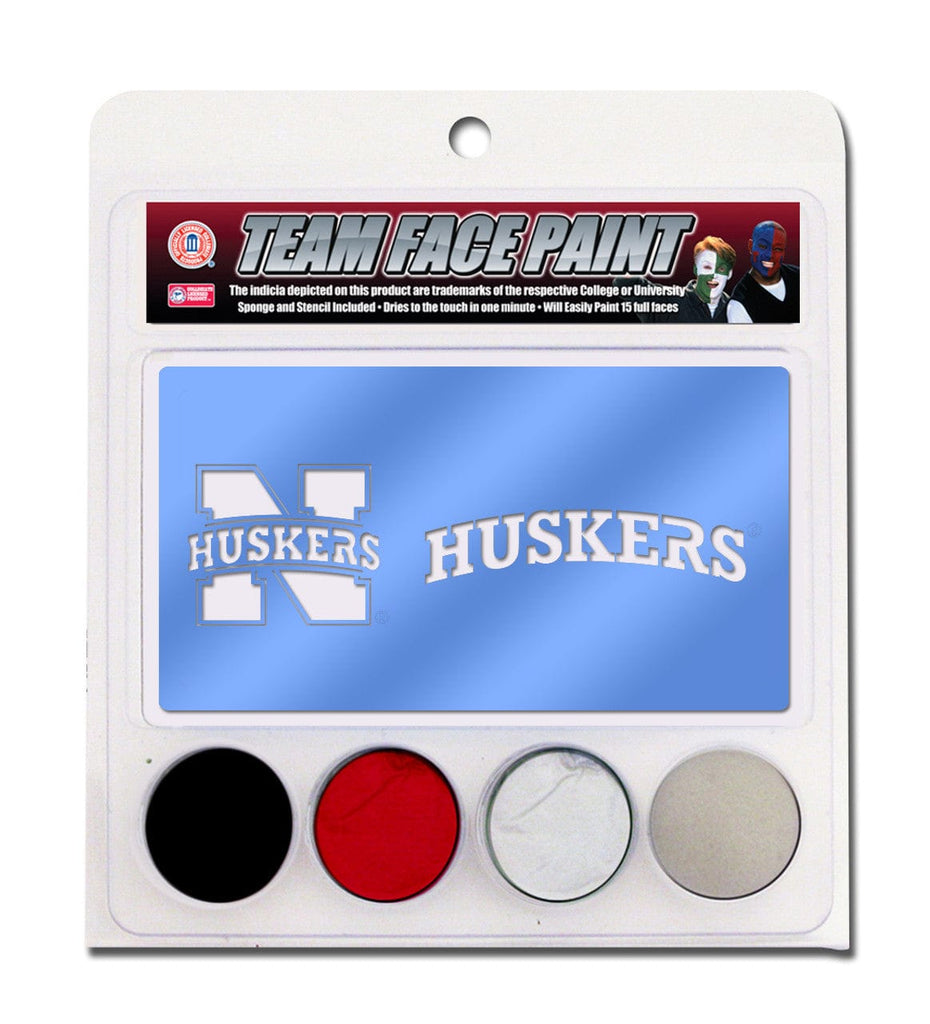 Nebraska Cornhuskers Nebraska Cornhuskers Face Paint Script Logo CO 094746528584