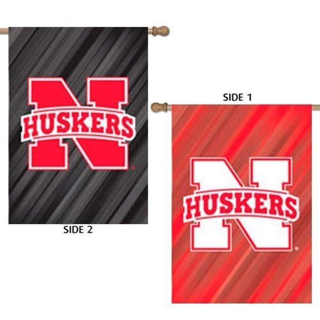 Nebraska Cornhuskers Nebraska Cornhuskers Flag Double Sided Suede CO 746851873546