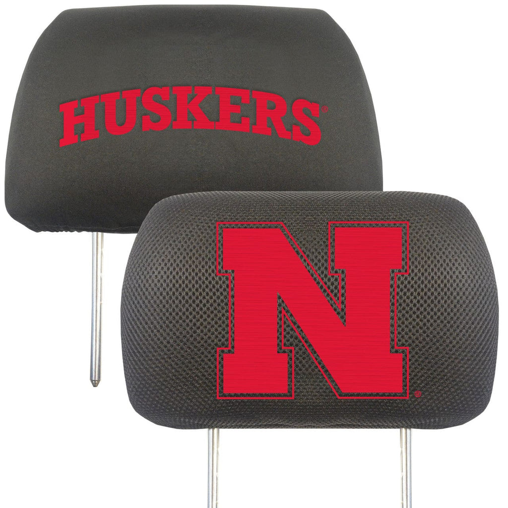 Auto Headrest Covers Nebraska Cornhuskers Headrest Covers FanMats 842989025878