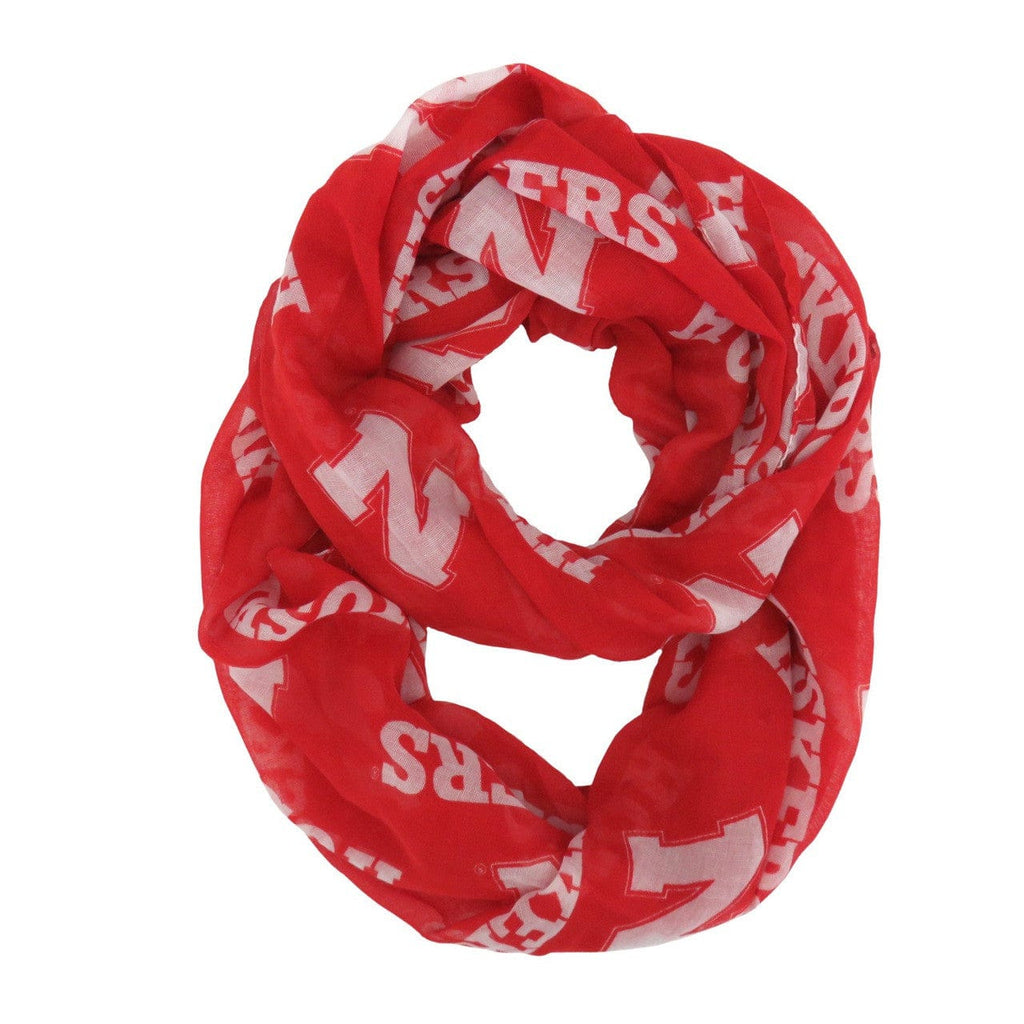 Scarf Infinity Style Nebraska Cornhuskers  Infinity Scarf - New Logo 686699818449