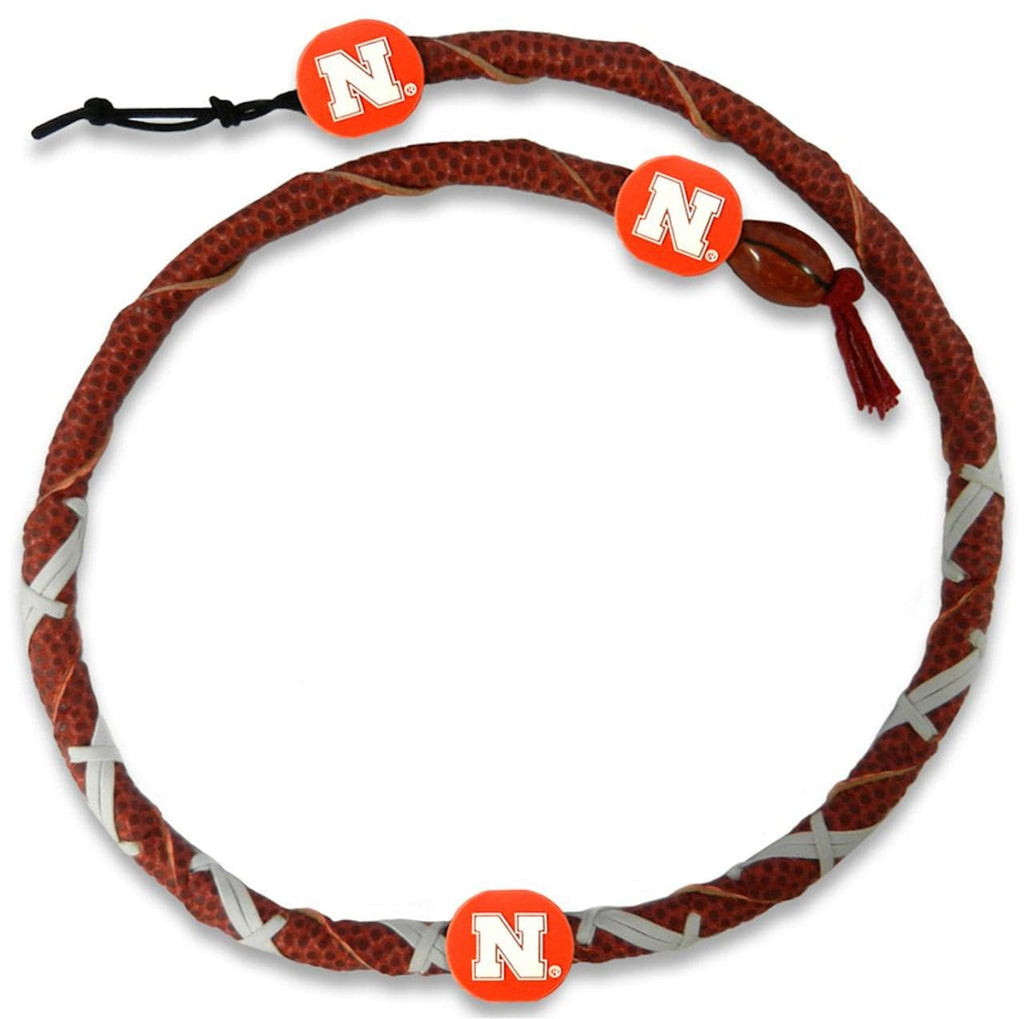 Nebraska Cornhuskers Nebraska Cornhuskers Necklace Spiral Football CO 844214044357