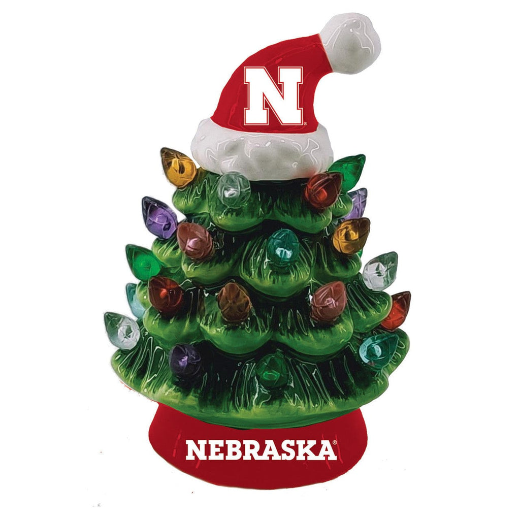 Holiday Ornaments Nebraska Cornhuskers Ornament Christmas Tree LED 4 Inch 801946081685