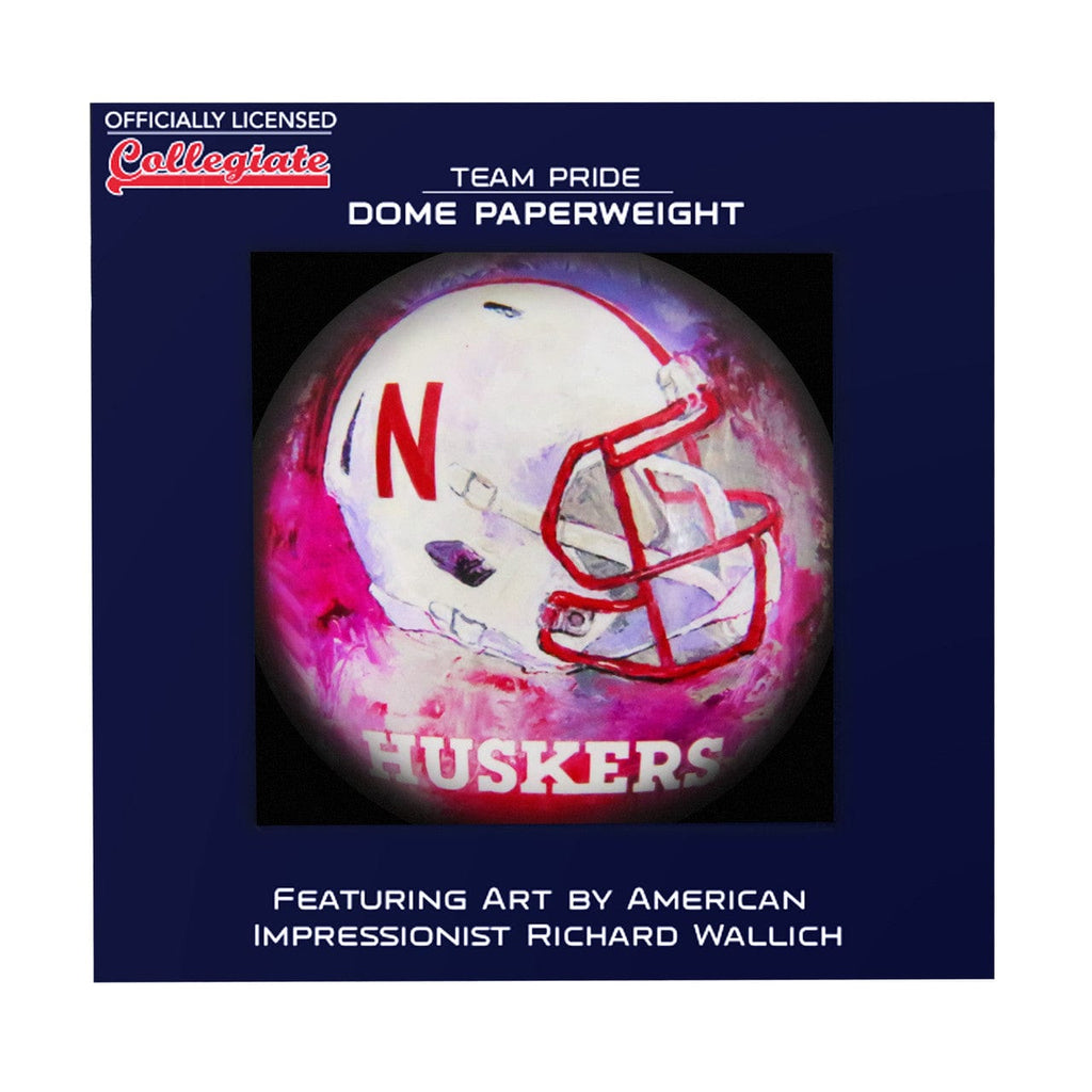 Paperweight Domed Nebraska Cornhuskers Paperweight Domed 810079446605