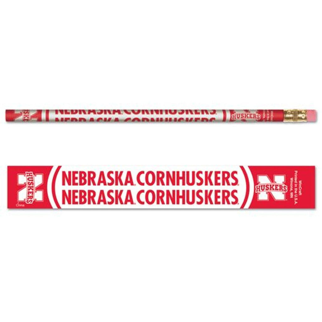 Pencil 6 Pack Nebraska Cornhuskers  Pencil 6 Pack 032085158949