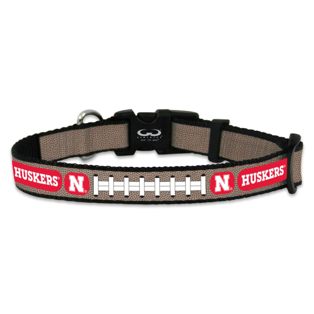 Nebraska Cornhuskers Nebraska Cornhuskers Pet Collar Reflective Football Size Small CO 844214070417