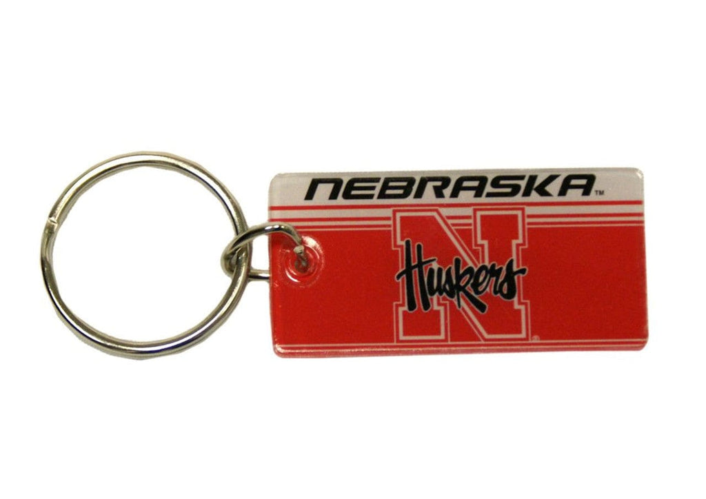 Nebraska Cornhuskers Nebraska Cornhuskers Plastic Keychain Script Logo CO 094746037468