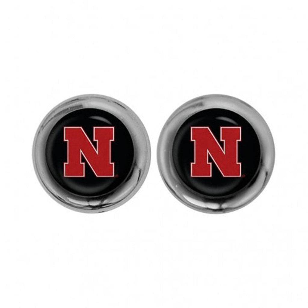 Auto Screw Caps Nebraska Cornhuskers Screw Caps Domed - Special Order 614934795446