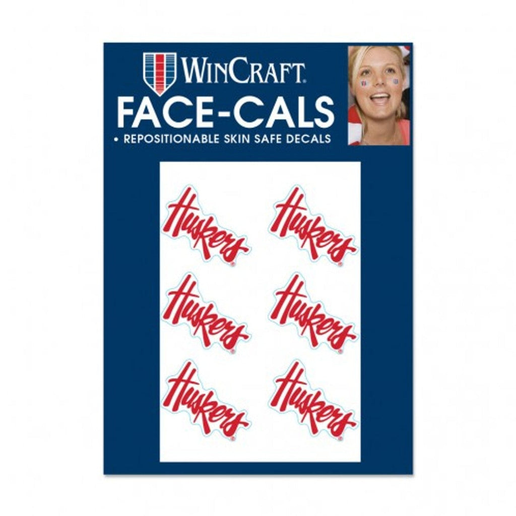 Face Cals Nebraska Cornhuskers Tattoo Face Cals 614934559369