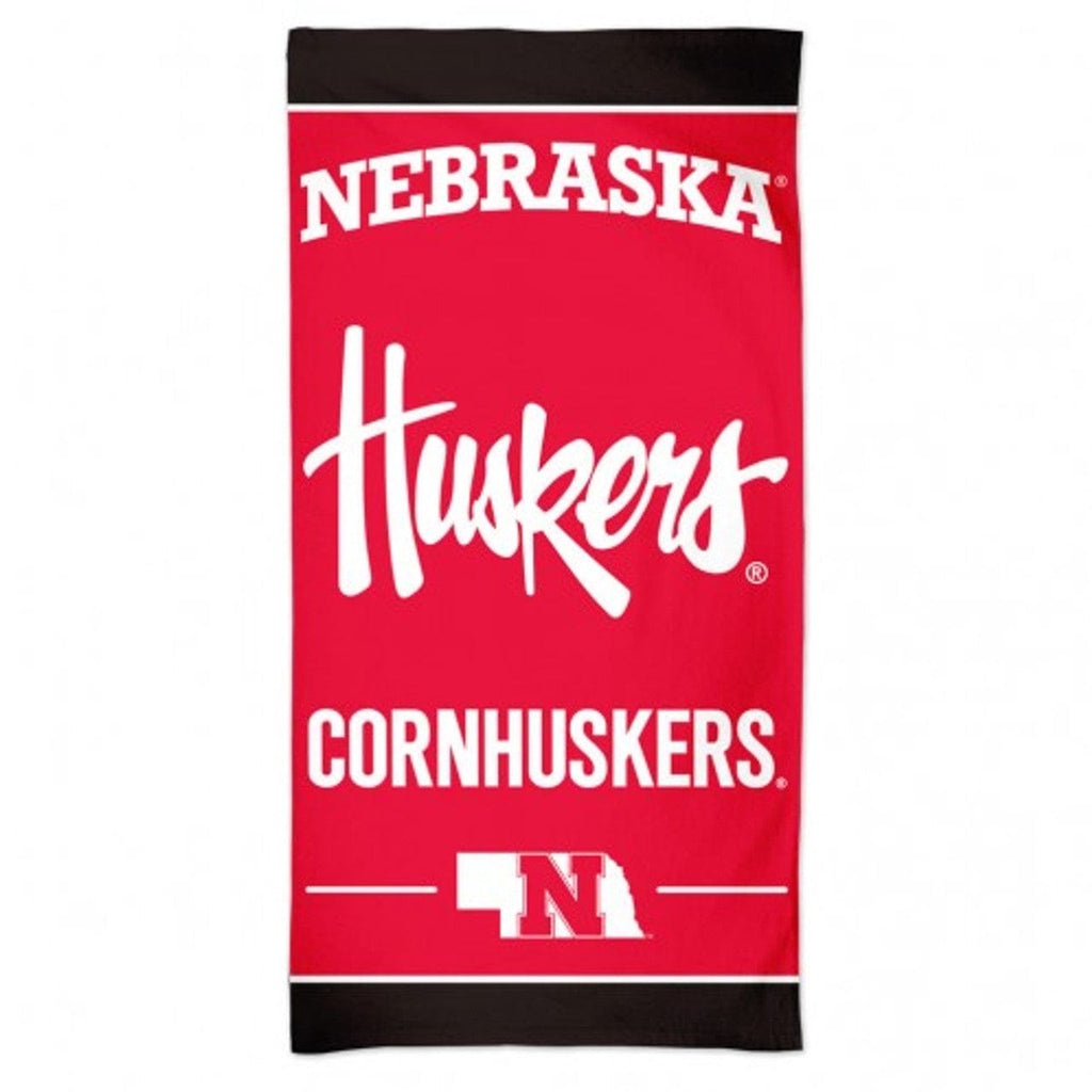 Towel Beach 30x60 Nebraska Cornhuskers Towel 30x60 Beach Style 099606186058