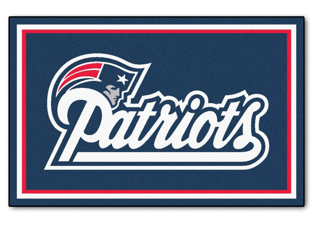 Rug 5x8 New England Patriots Area Rug - 5'x8' - Special Order 846104062670