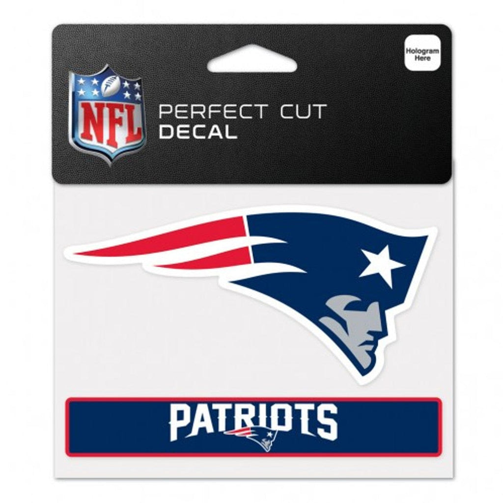 Decal 4.5x5.75 Perfect Cut Color New England Patriots Decal 4.5x5.75 Perfect Cut Color 032085486417